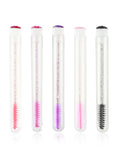 Disposable Crystal Mascara Wands & Eyebrow Comb – 5/10 Pack Disposable Mascara Wand QXL 5Pcs-A