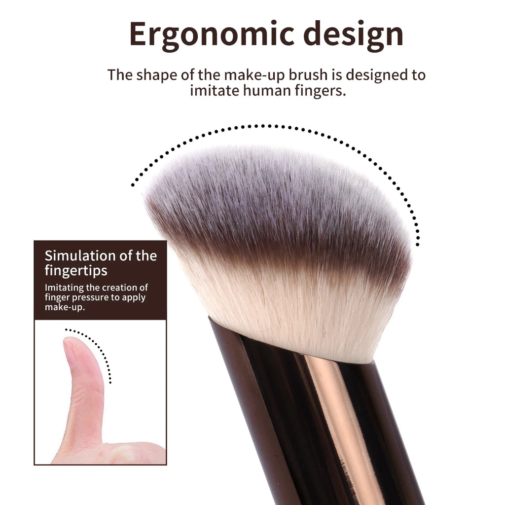 MAANGE 9-Pc Makeup Brush Set | Foundation, Contour & Eye Makeup Brush Set QXL