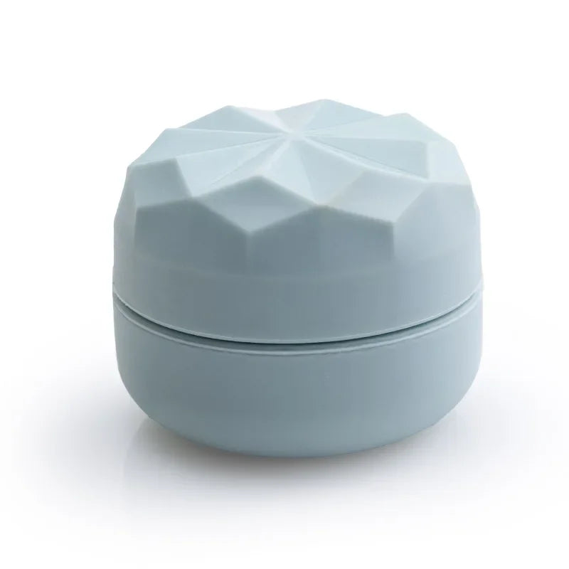 20g Gold Acrylic Refillable Cream Jar | Travel Cosmetic Container Cosmetic Cream Jar QXL light blue