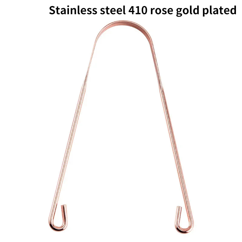 Pure Copper Tongue Scraper | 3 Styles – Fresh Breath Tool Copper Tongue Scraper QXL A