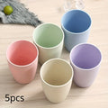 5-Pack Multicolor Stackable Reusable Plastic Tumblers Reusable Plastic Tumblers QXL 5pcs