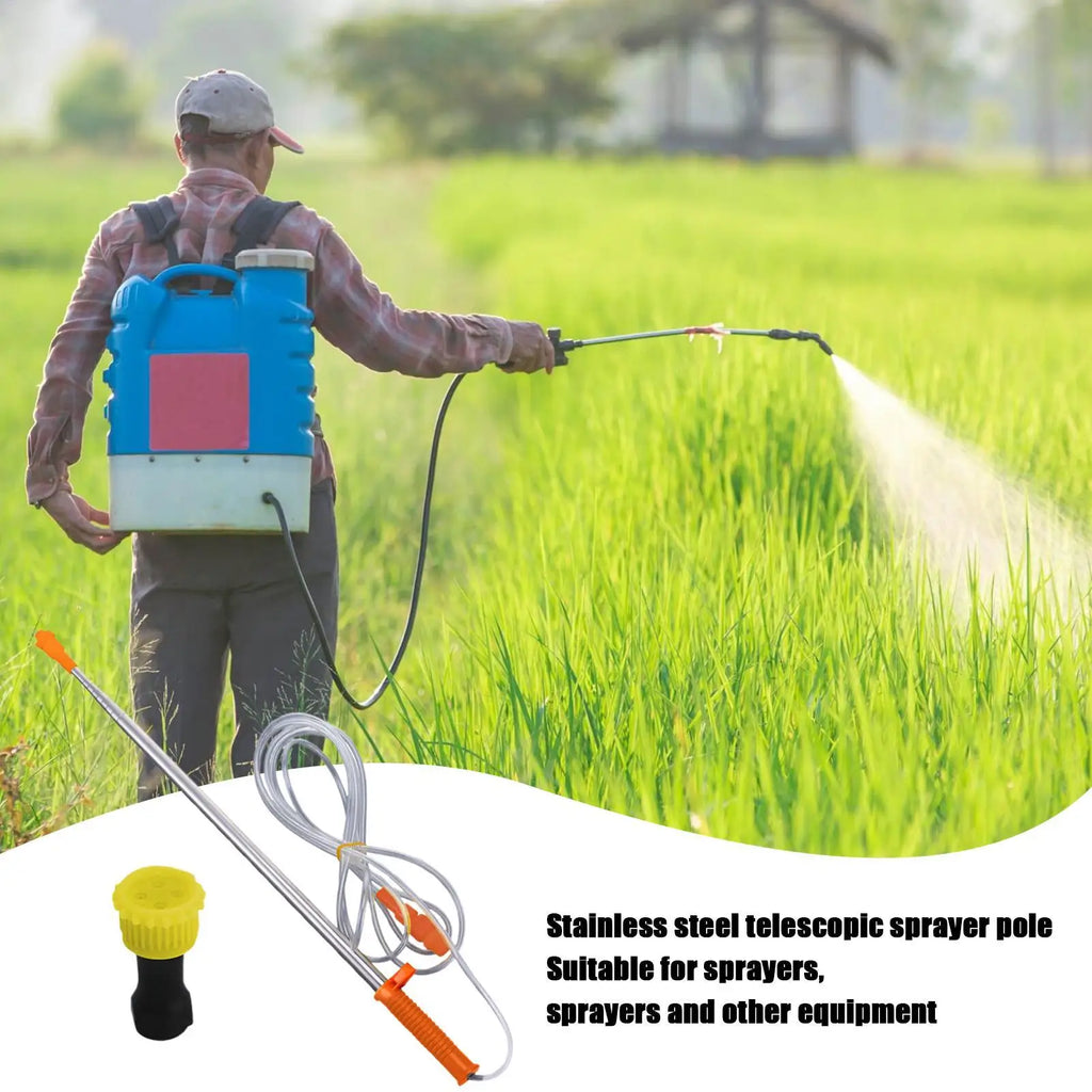 Telescopic Sprayer Wand 50–250cm | Stainless Steel Garden Rod Telescopic Sprayer Wand QXL