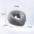 Memory Foam Facial Bed Pillow – Spa & Massage Face Cushion Spa Face Cushion QXL Gray 29x27x11cm