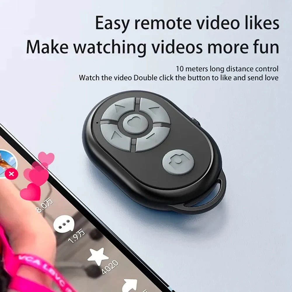 Bluetooth Wireless Shutter Remote for iPhone & Android Bluetooth Camera Remote QXL