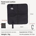Foldable Waterproof Outdoor Seat Cushion | Camping & Hiking Pad Camping Seat Cushion QXL black