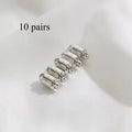 Magnetic Cylinder Clasps | Bracelet & Necklace Connectors Jewelry Clasps QXL Silvery