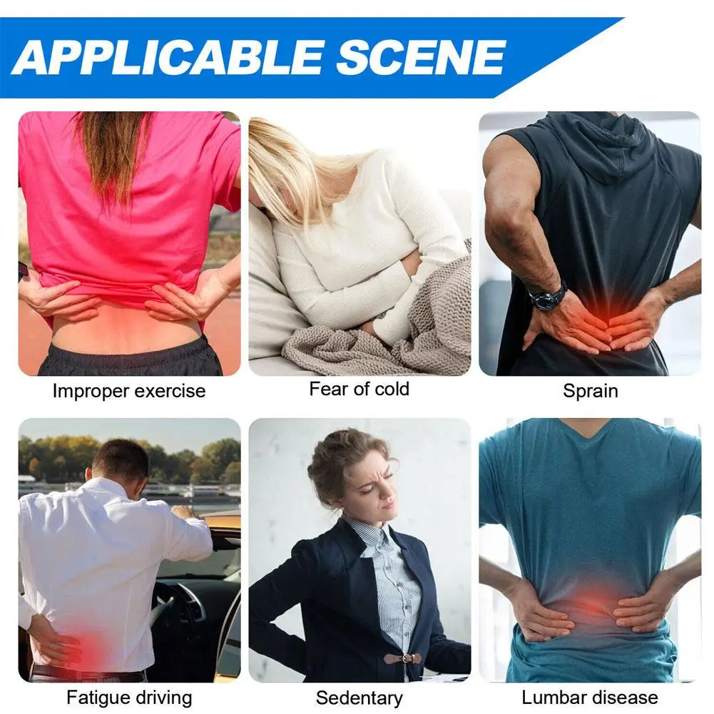 Adjustable Self-Heating Lumbar Support Belt | Back Brace Lumbar Support Belt QXL