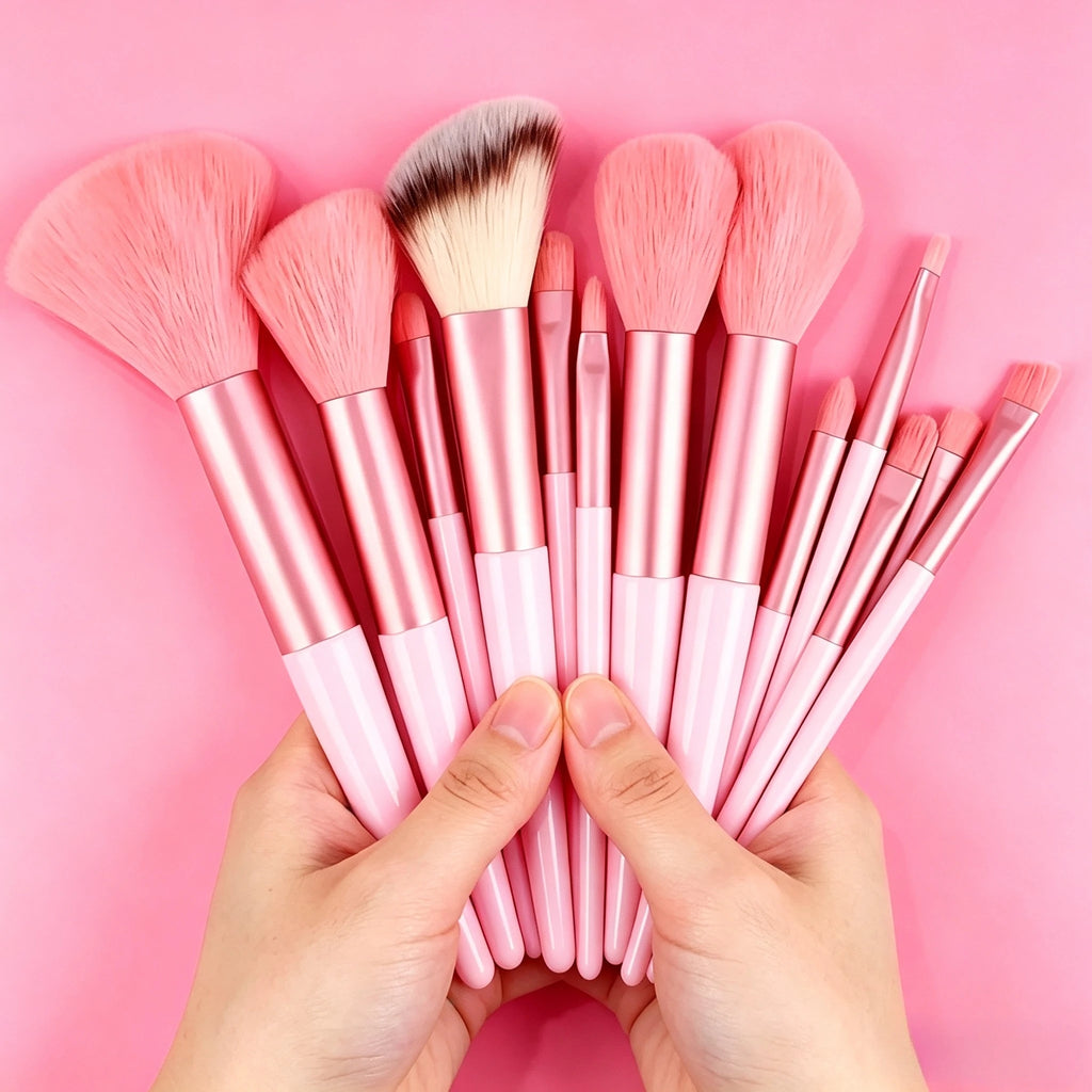 Complete Makeup Brush & Puff Set | Multi-Tool Beauty Kit Makeup Brush Set QXL