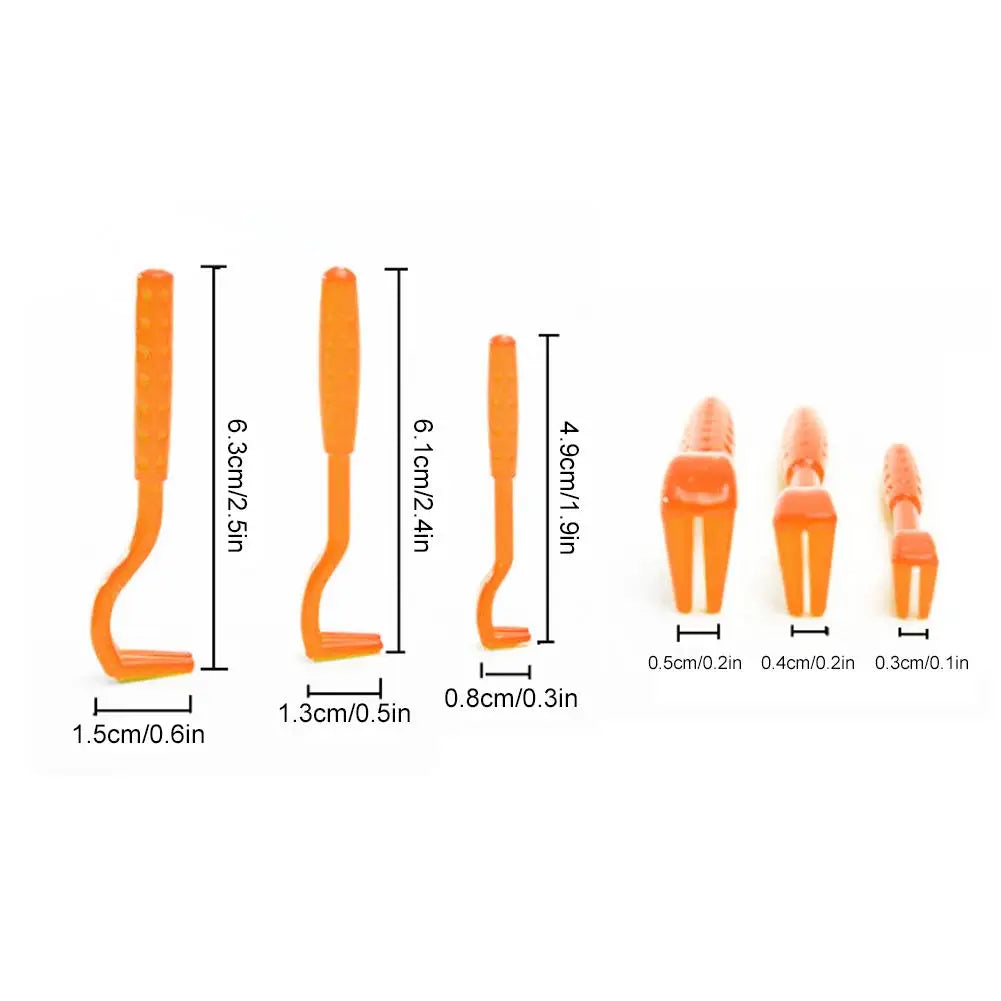 3-Pack Pet Tick Remover Clips for Dogs & Cats | 3 Sizes Pet Tick Remover QXL