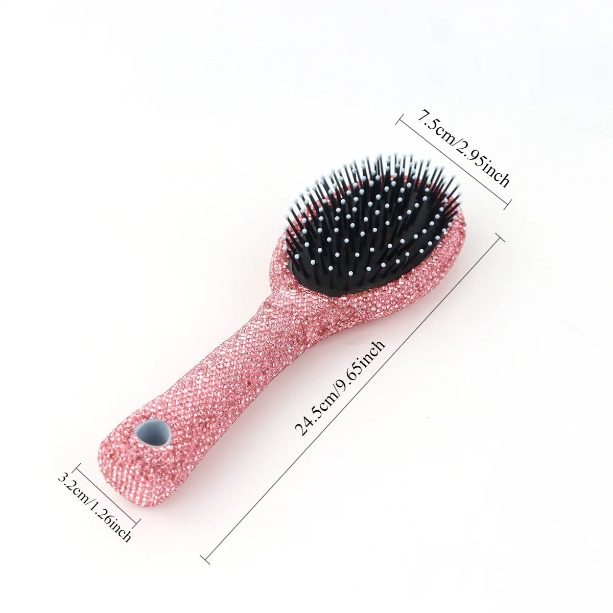 Pink Diamond Air Cushion Massage Comb – Detangling Red Air Cushion Comb QXL red