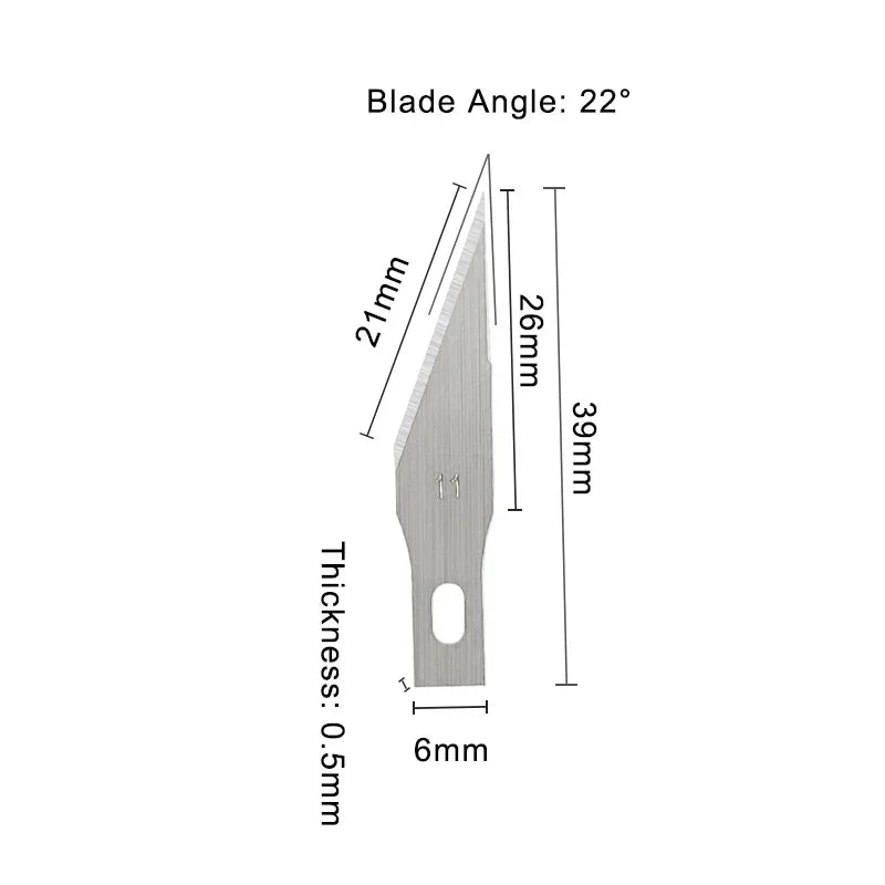 Replacement Scalpel Blades – Wood Carving & Engraving | 20–100 Pc Craft Knife Blades QXL