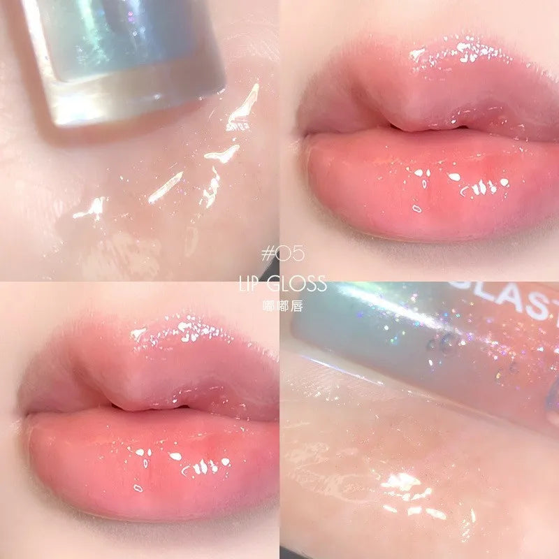 MAXFINE Pearlescent Glitter Lip Gloss | Hydrating & Plumping Glitter Lip Gloss QXL