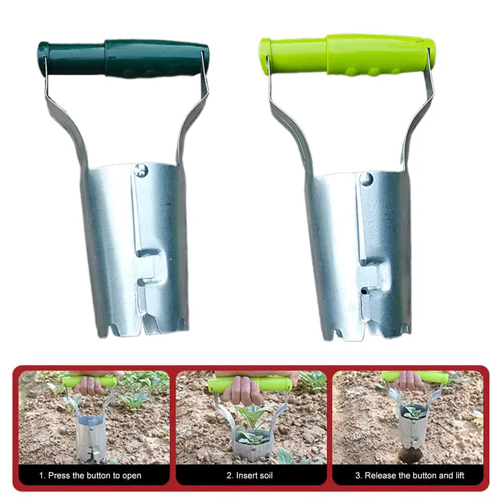 Cylindrical Seedling Transplanter | Bulb & Plant Planting Tool Seedling Transplanter QXL