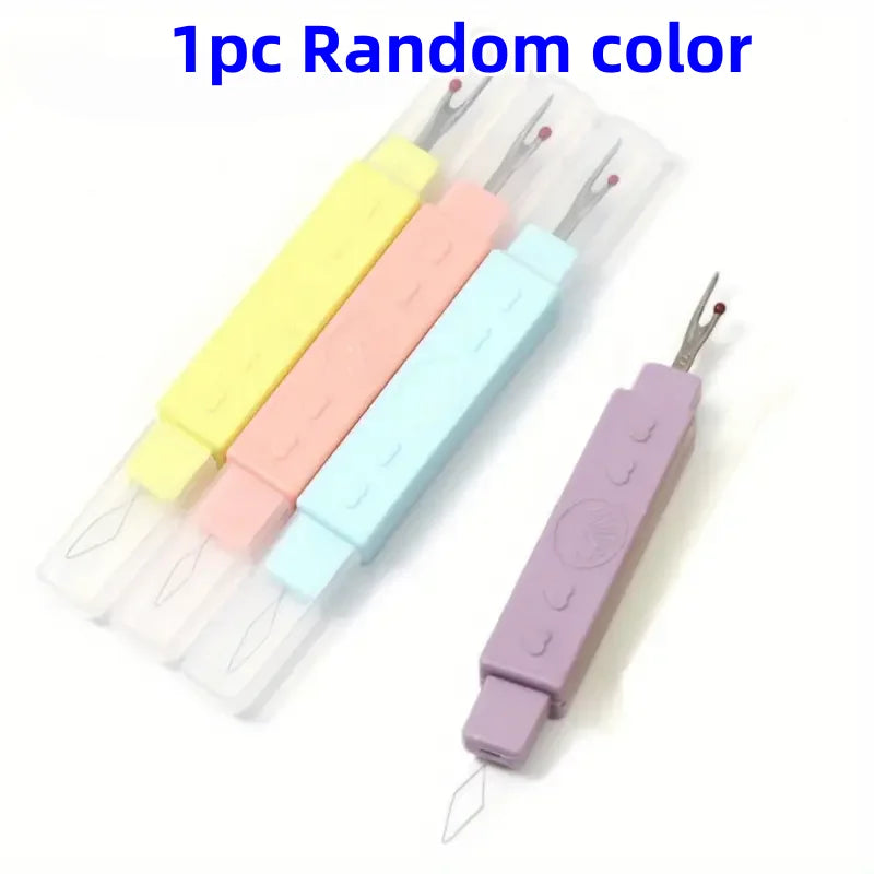 2-in-1 Seam Ripper & Threader Set | Portable Sewing Kit Sewing Tool Set QXL 1pc Random color
