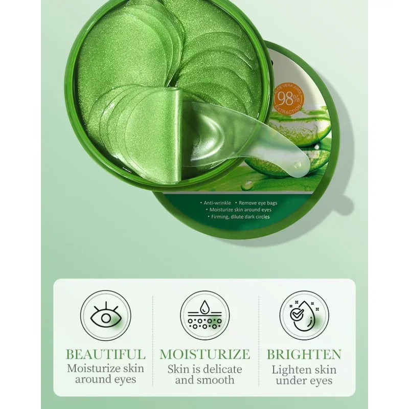SADOER Aloe Collagen Eye Masks – 30 Pairs | Hydrating Patches Under Eye Mask QXL