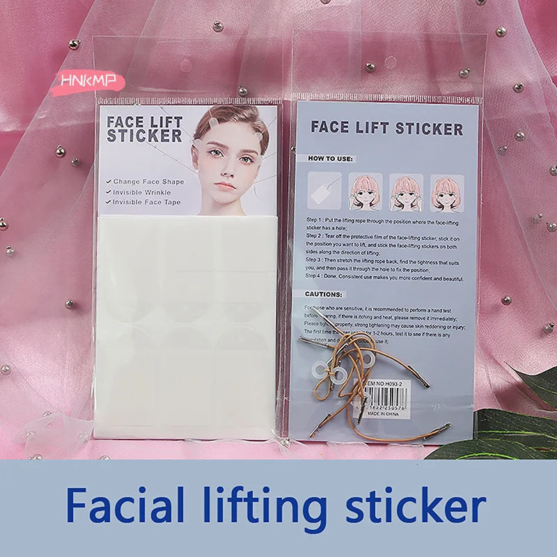 18-Pc Invisible Face Lift Stickers | V-Shape Neck & Chin Tape Face Lifting Tape QXL