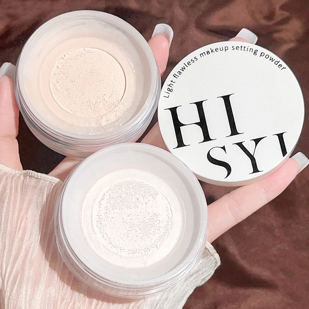 HISYI Matte Loose Setting Powder – Waterproof, All Skin Types Loose Setting Powder QXL
