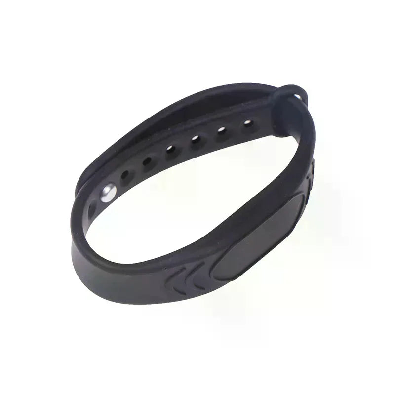 Silicone RFID Wristband 125KHz 13.56MHz Waterproof Adjustable RFID Wristband QXL Default Title