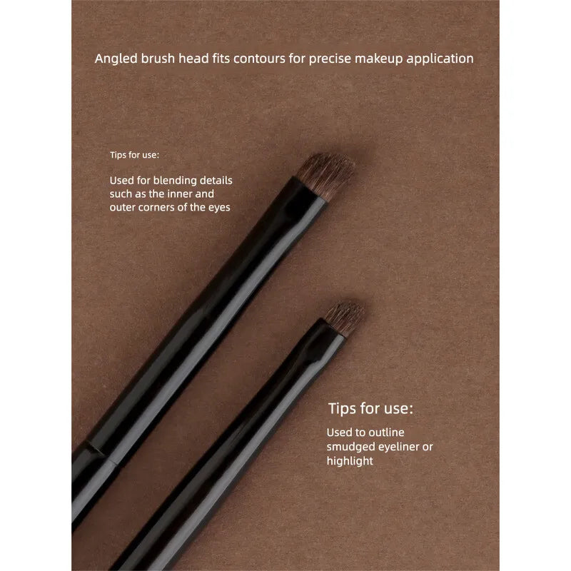 Mojie M213 Angled Detail Eye Brush | Precision Shading Angled Eye Brush QXL