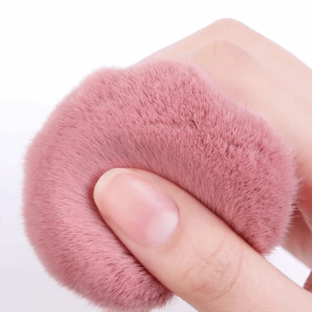 Mushroom Nail Dust Brush | Soft Bristles Manicure Cleaning Tool Nail Dust Brush QXL