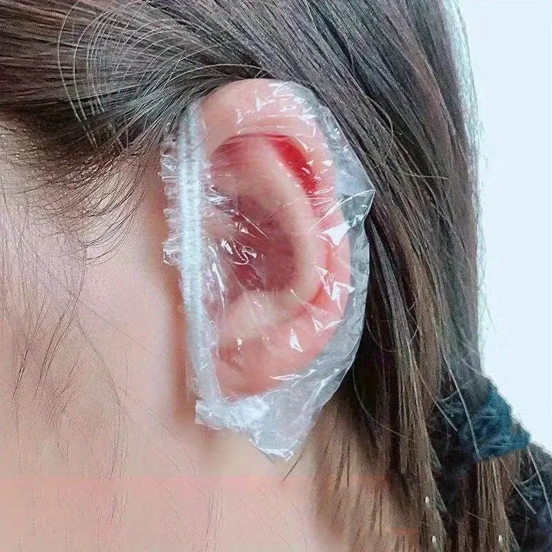 Disposable Transparent Ear Covers | Salon Protection 100–500 Pack Disposable Ear Covers QXL
