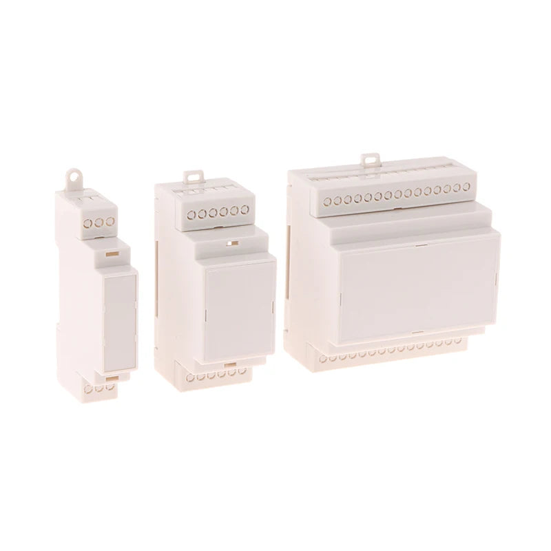 DIN Rail Plastic Enclosure | ABS Electronics Distribution Box DIN Rail Enclosure QXL