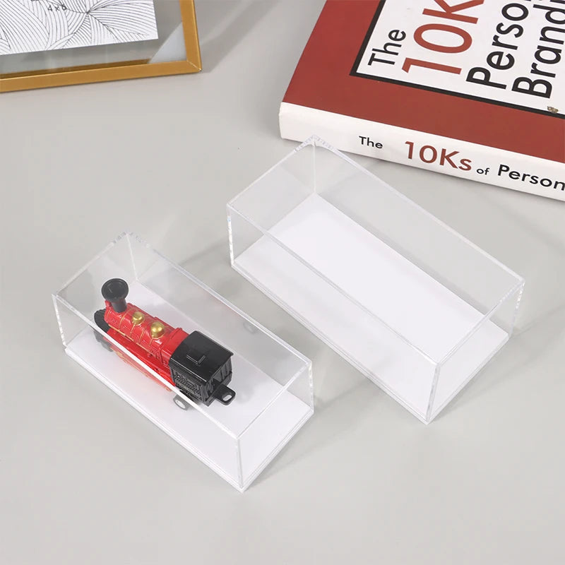 1:64 Scale Car Model Display Box – Clear Acrylic Dustproof Case Model Display Case QXL
