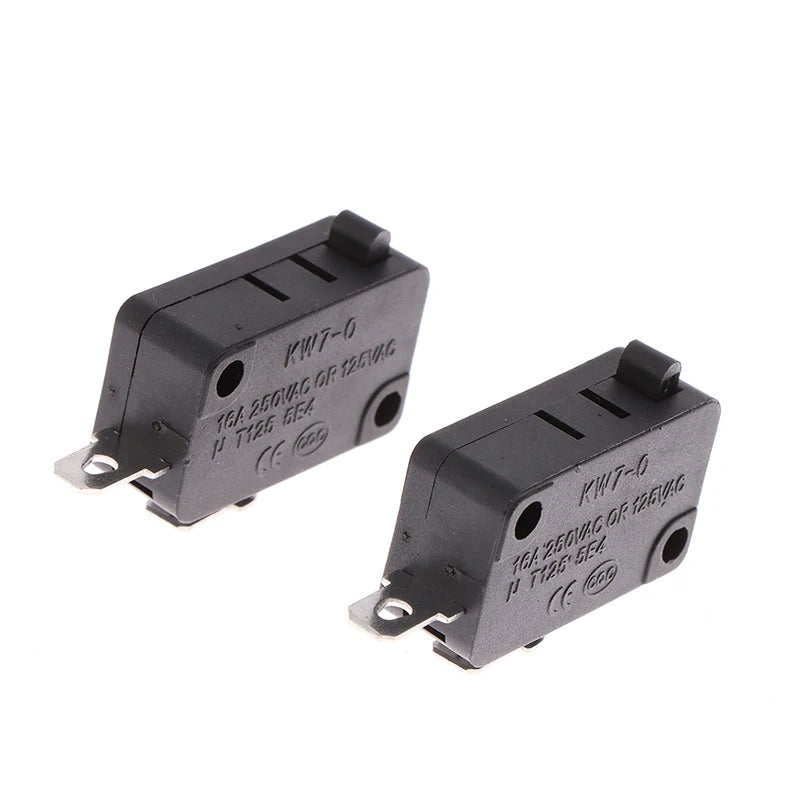 2-Pack KW7-0-A Micro Limit Switch 250V 16A Auto Reset