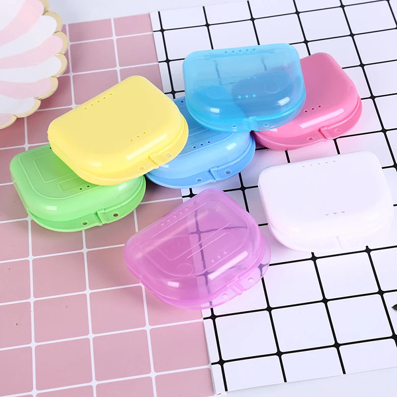 Denture & Retainer Storage Case | Mouth Guard Container Dental Appliance Case QXL
