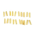Metal Shoelace Aglets 20/50-Pack | DIY Lace Tip Replacements Shoelace Aglets QXL Gold