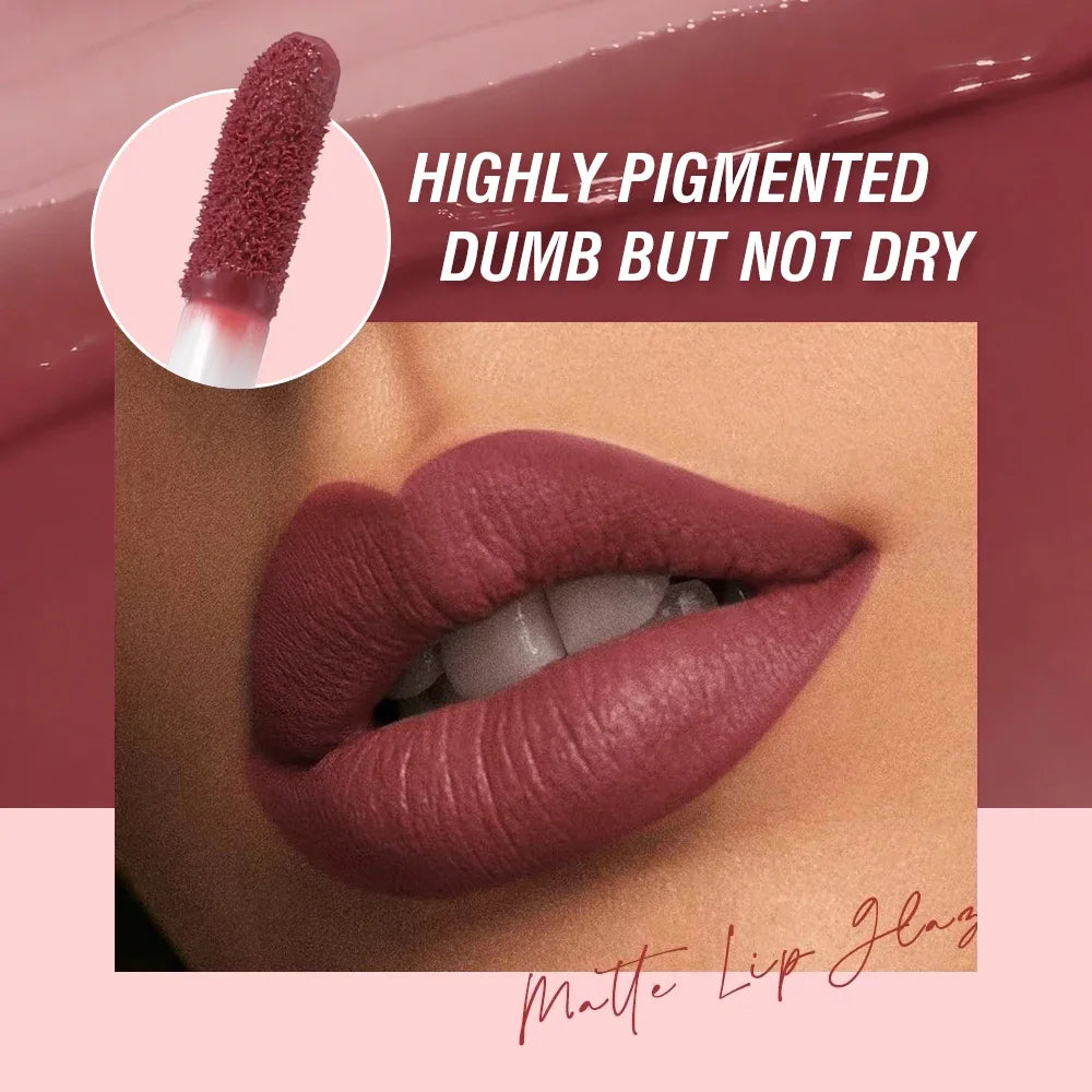 Julystar 6-Pack Velvet Lip Gloss Set | High Pigment Velvet Lip Gloss Set QXL