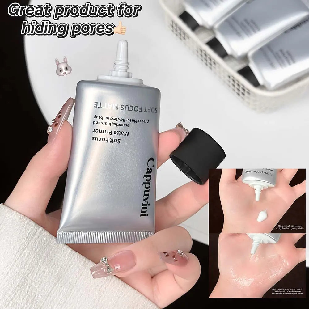 Cappuvini Matte Face Primer – Oil Control & Pore Minimizing Makeup Face Primer QXL