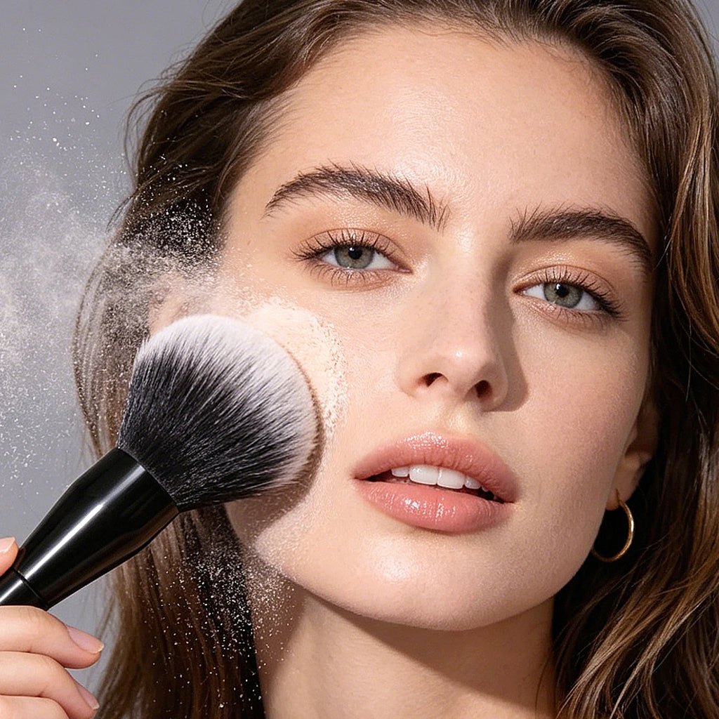 KOSSHOW Large Powder Makeup Brush – Ultra-Soft Nylon Powder Makeup Brush QXL