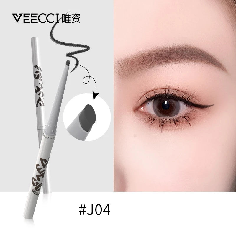 VEECCI Waterproof Auto-Rotate Eyeliner Pencil – Smudge-Proof Gel Eyeliner Pencil QXL