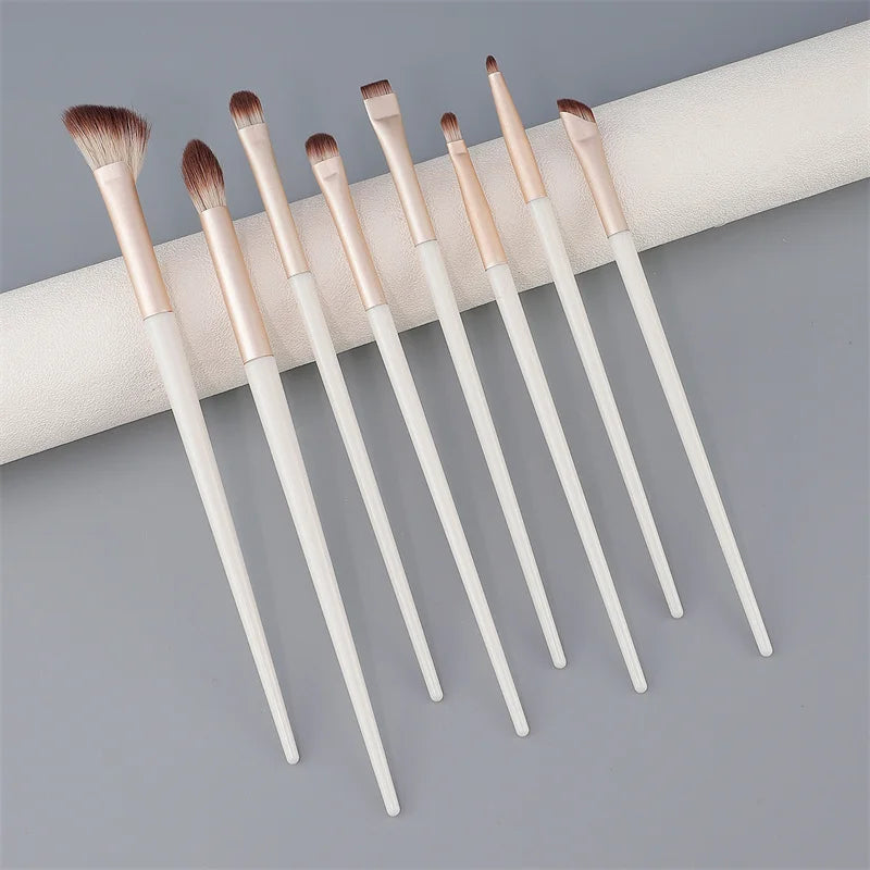 8-Piece Soft Synthetic Eye Makeup Brush Set | Eyeshadow & Liner Eye Makeup Brush Set QXL