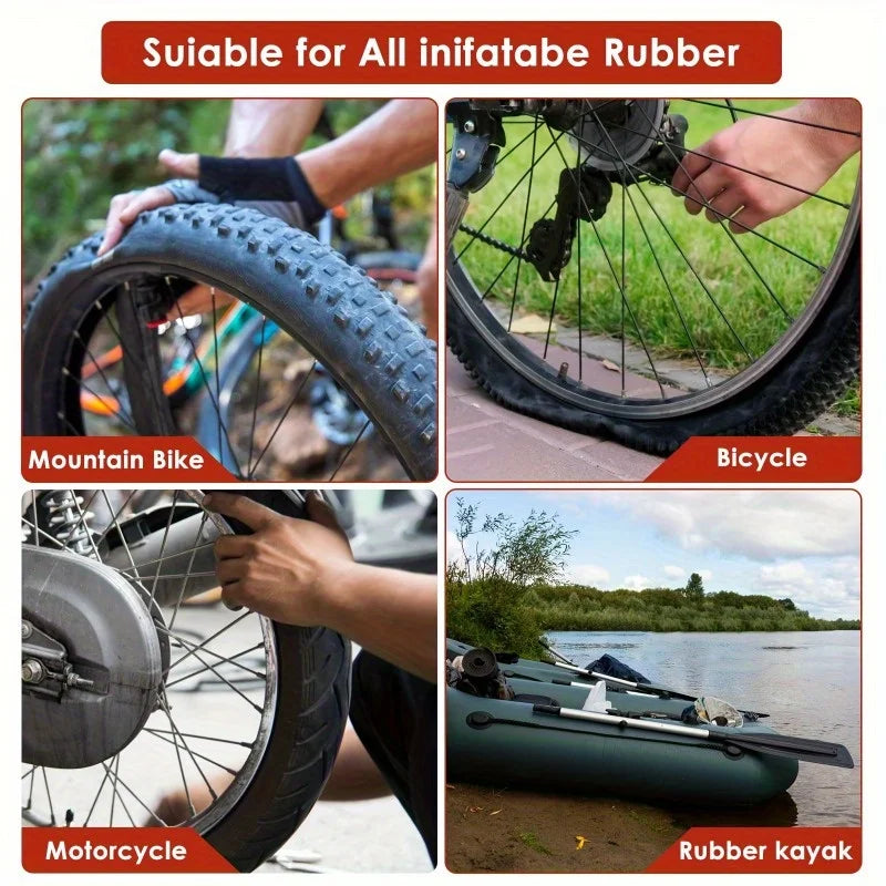 Bike Tyre Puncture Repair Kit | Patches, Levers & Carry Case Tyre Repair Kit QXL
