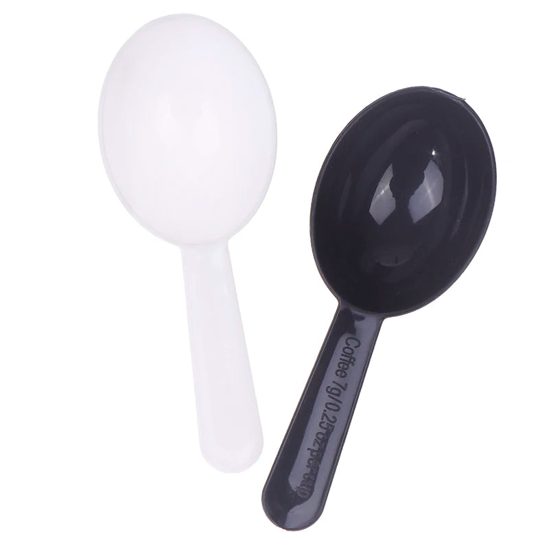 10-Pack Plastic Measuring Scoops 7g 15ml | Coffee & Powder Measuring Scoop Set QXL