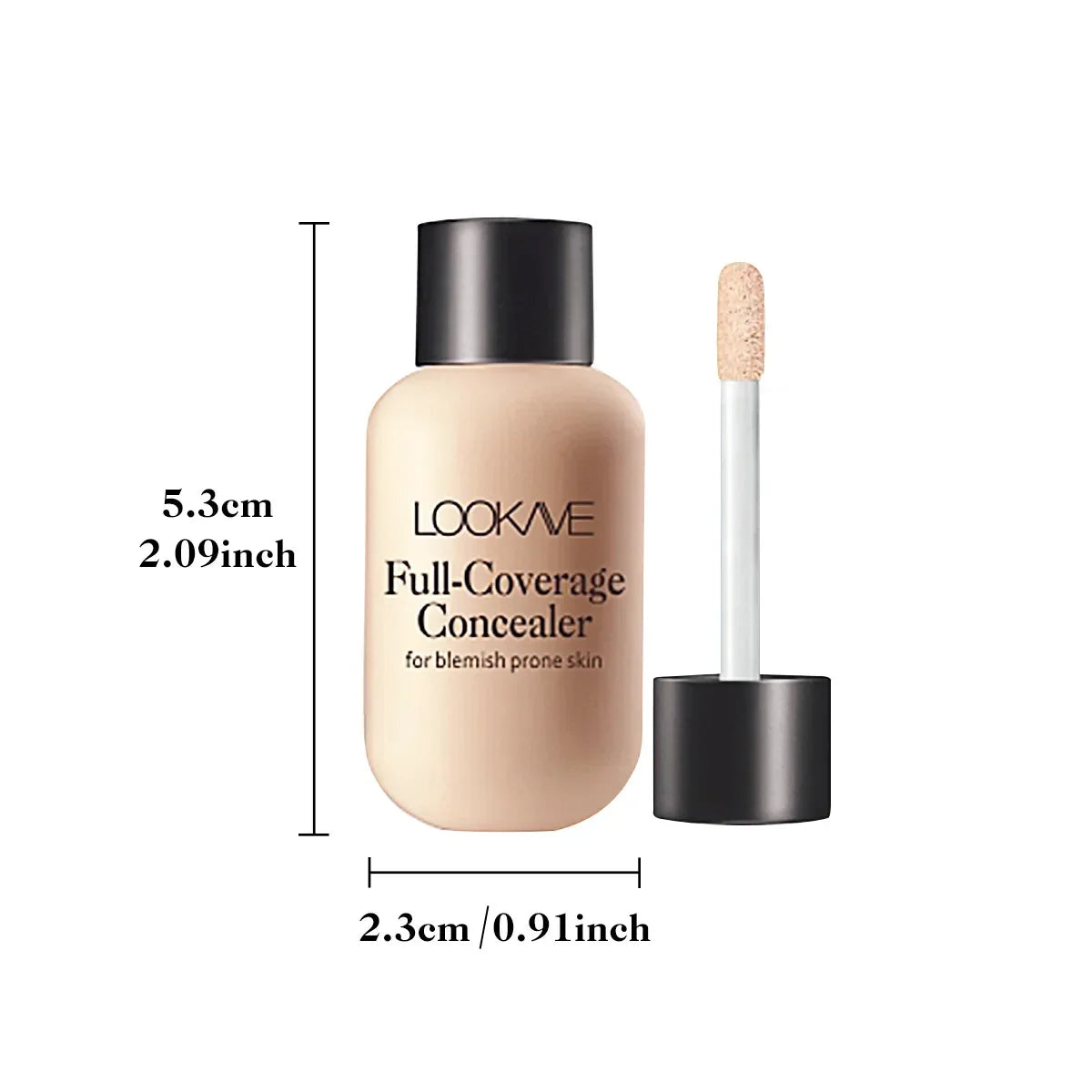 Full Coverage Liquid Concealer Foundation | Waterproof Cream Liquid Concealer Foundation QXL