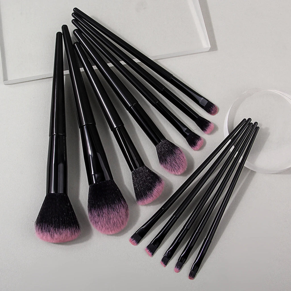 KOSSHOW 16-Pc Makeup Brush Set with Puffs & Sponges Makeup Brush Set QXL