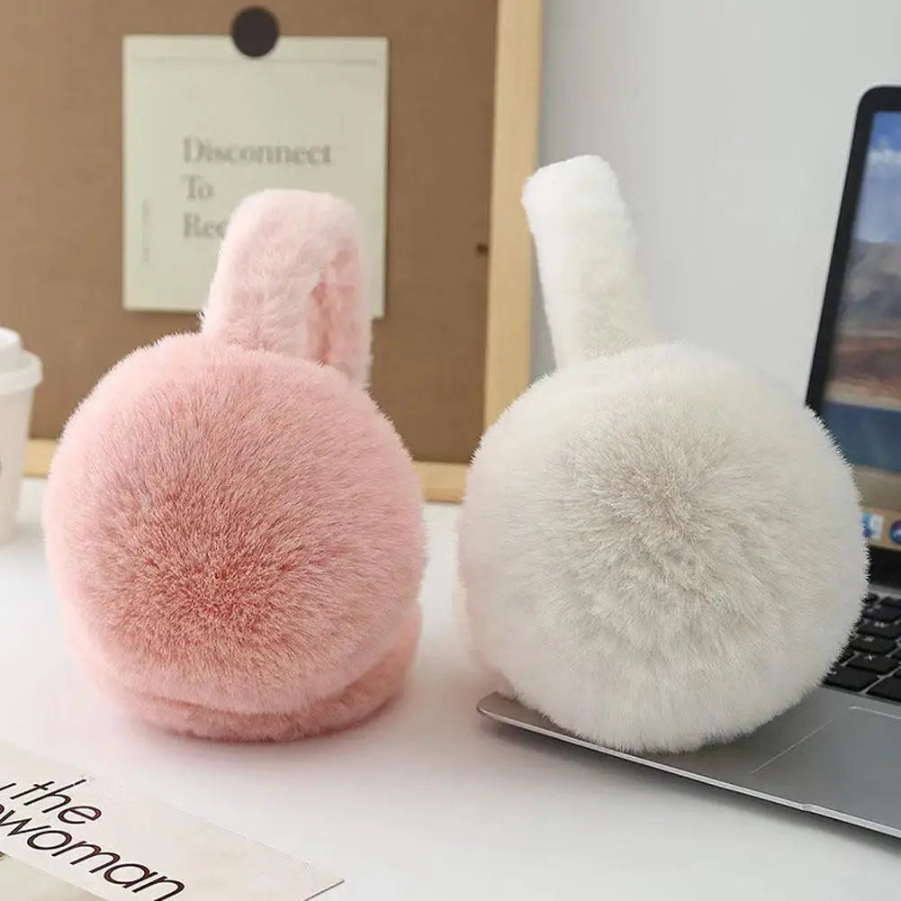Windproof Plush Earmuffs – Unisex Winter Ear Warmers Winter Earmuffs QXL