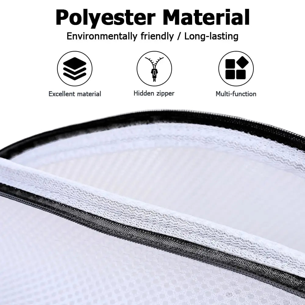 Mesh Shoe Washing Bag – Reusable Machine Wash Protector Shoe Laundry Bag QXL