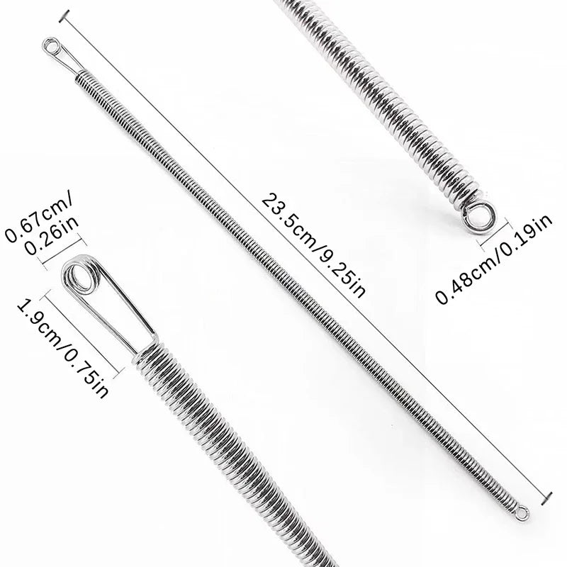 Flexible Drawstring Threader | Spring Steel Wire Stringing Tool Drawstring Threader Tool QXL