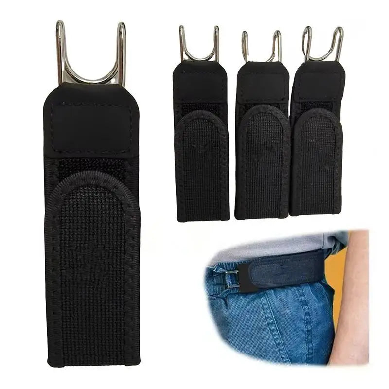 Buckleless Elastic Belt Hook | Invisible Adjustable Waist Closure Elastic Belt Hook QXL Default Title