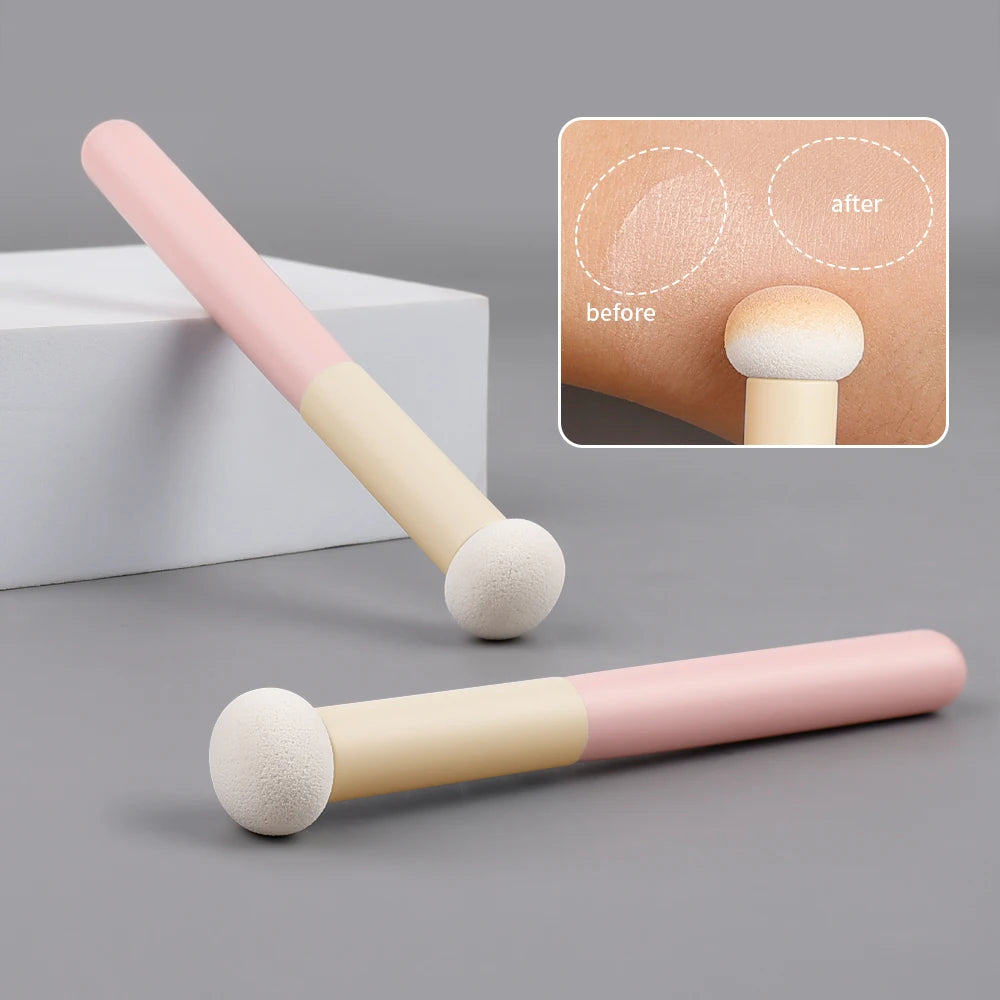Sponge Concealer & Lip Brush | Wet Dry Face Blending Tool Makeup Brush QXL