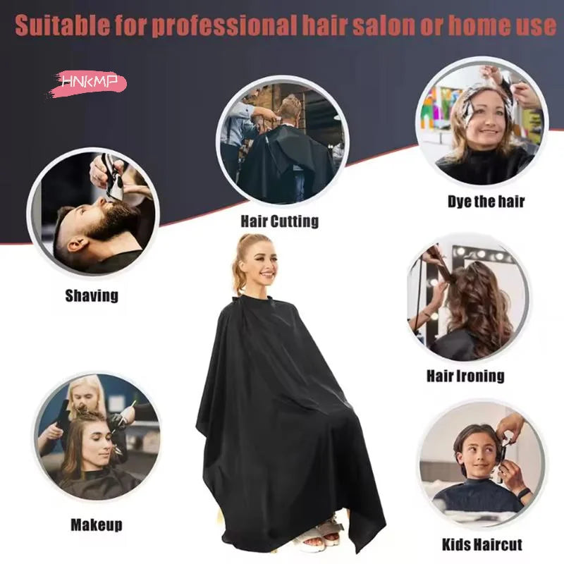 Waterproof Hair Cutting Cape 140x120cm | Salon Barber Coverall Hairdressing Cape QXL