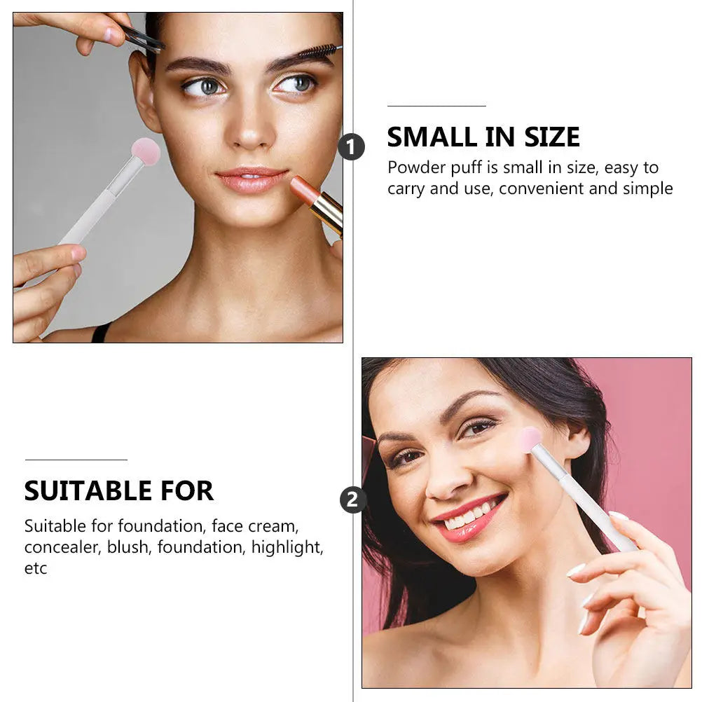 5-Pack Soft Sponge Powder Puff Applicators | Concealer & Foundation Makeup Sponge Applicator QXL