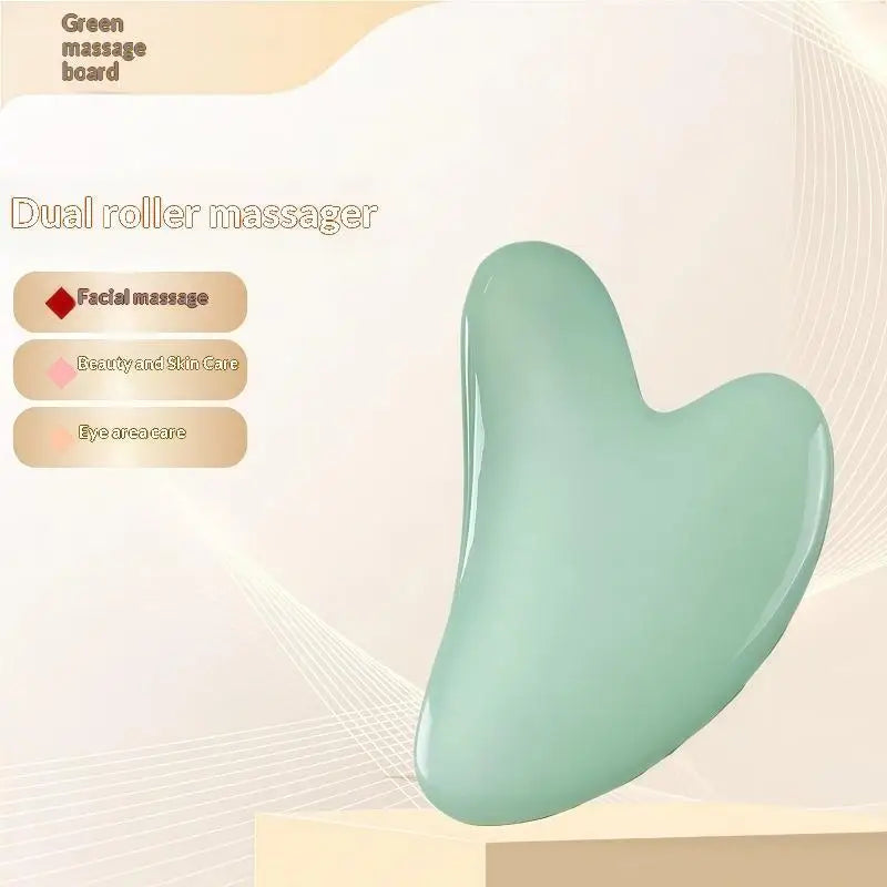 2-Piece Natural Resin Gua Sha Massage Set | Facial Lifting Tool Gua Sha Massage Set QXL S