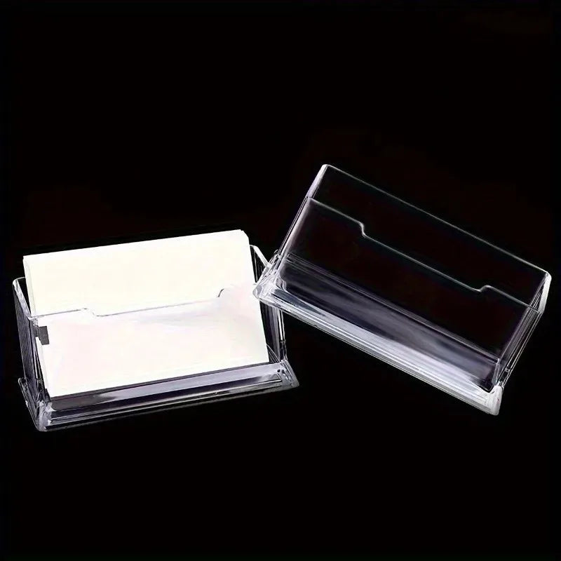Large Capacity Business Card Storage Box | Plastic Organizer Business Card Organizer QXL