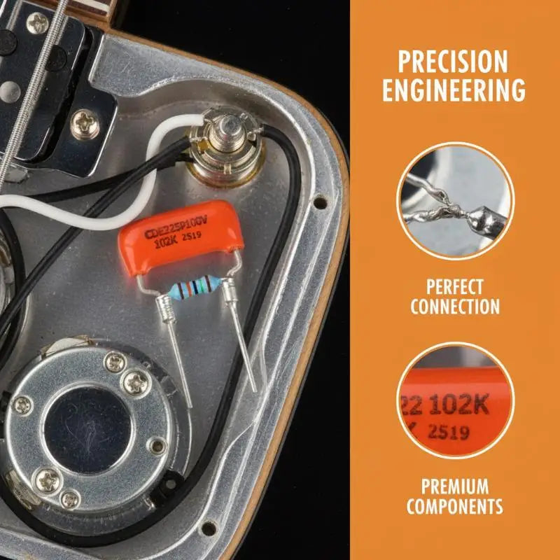 Treble Bleed Mod Kit 0.001uF Ceramic Capacitor & 150K Resistor Guitar Wiring Mod QXL