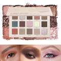 15-Color Eyeshadow Palette | Matte & Shimmer Milk Tea Tones Eyeshadow Palette QXL 1-CA-23